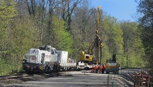 Mastgründung am Abzweig Grafenbusch