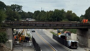 Im Rahmen der Generalsanierung wird die Eisenbahnüberführung (EÜ) Brinkstraße komplett erneuert. 