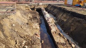 Am EÜ (G) Alsbach wurde der Bestandsdurchlass zurückgebaut. 