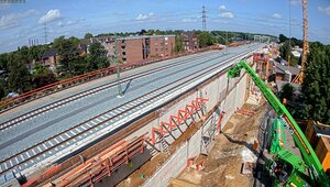 Zwischen Voerde-Friedrichsfeld und Wesel kann wieder zweigleisig gefahren werden.